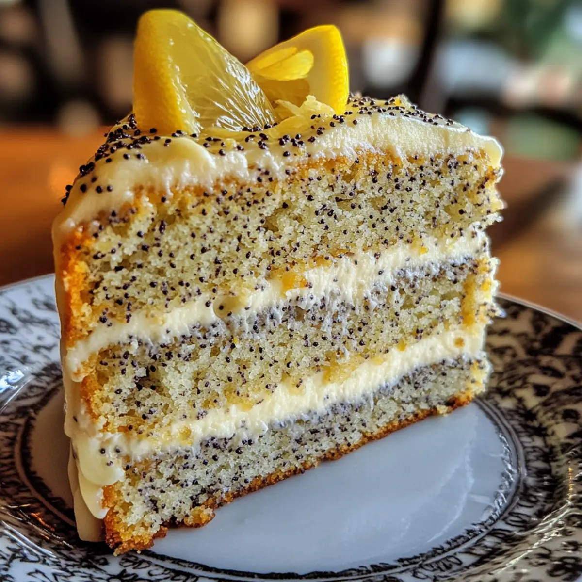 Bake the Perfect Zesty & Moist Lemon Poppy Seed Drizzle Cake